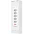 Proove Prism Socket surge protector includes 5 standard sockets, 2 USB Type-C ports, and 2 USB-A ports - White